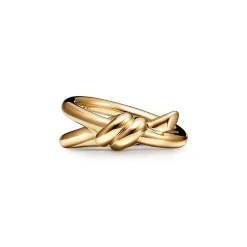 Tiffany & Co. Tiffany Knot Double Row Ring in Yellow Gold | ^ Rings|Gold Jewelry