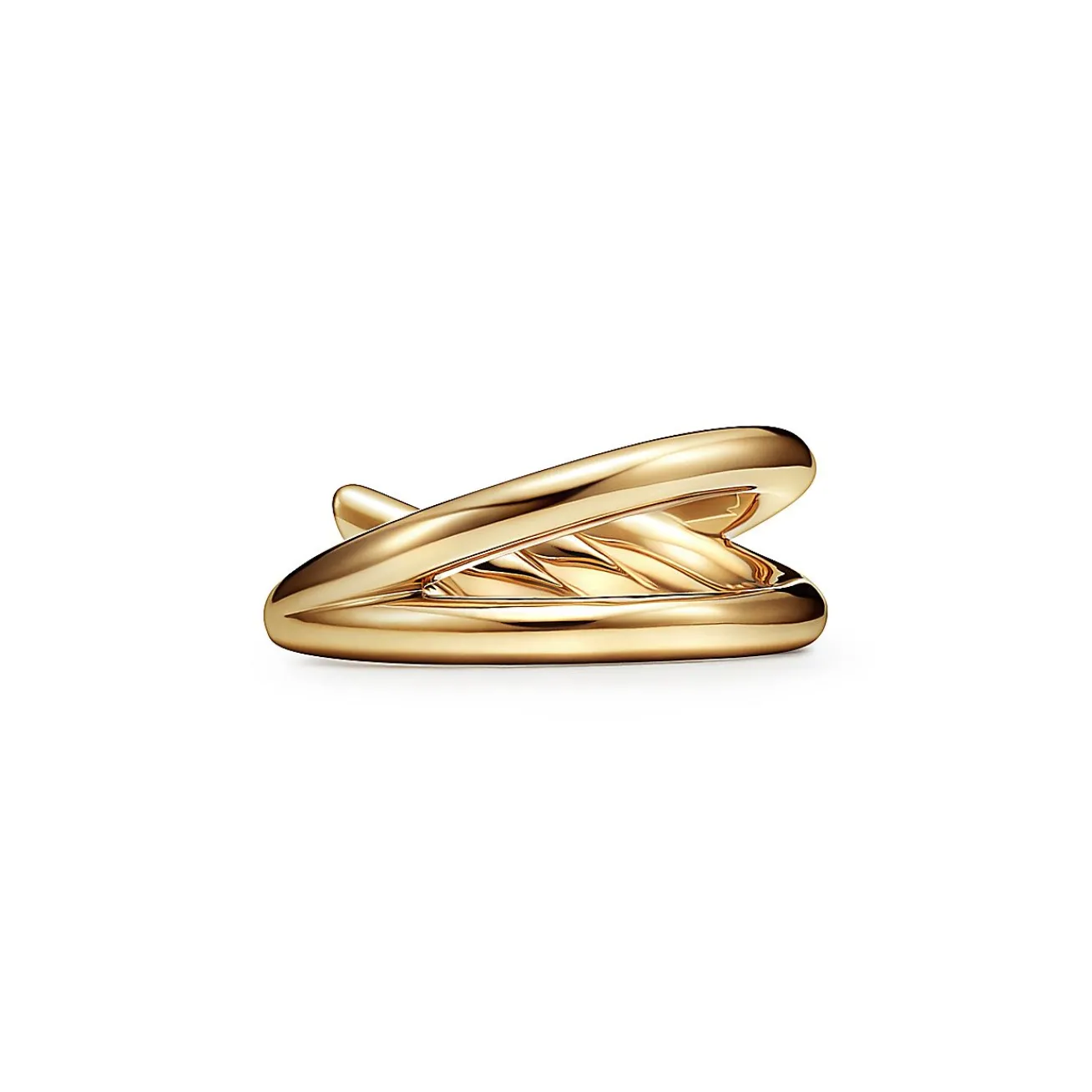 Tiffany & Co. Tiffany Knot Double Row Ring in Yellow Gold | ^ Rings|Gold Jewelry