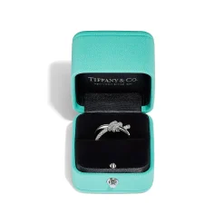 Tiffany & Co. Tiffany Knot Double Row Ring in White Gold with Diamonds | ^ Rings|Men's Jewelry