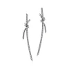 Tiffany & Co. Tiffany Knot Drop Earrings in White Gold with Diamonds | ^ Earrings|Diamond Jewelry
