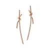 Tiffany & Co. Tiffany Knot Drop Earrings in Rose Gold with Diamonds | ^ Earrings|Rose Gold Jewelry