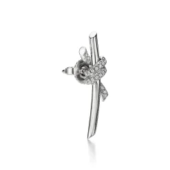 Tiffany & Co. Tiffany Knot Earrings in White Gold with Diamonds | ^ Earrings|Gifts for Her