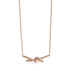 Tiffany & Co. Tiffany Knot Pendant in Rose Gold | ^ Necklaces & Pendants|Rose Gold Jewelry
