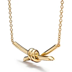 Tiffany & Co. Tiffany Knot Pendant in Yellow Gold | ^ Necklaces & Pendants|Men's Jewelry