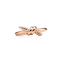 Tiffany & Co. Tiffany Knot Ring in Rose Gold | ^ Rings|Men's Jewelry