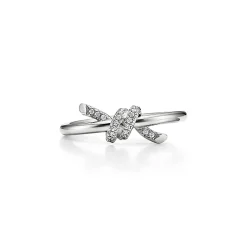 Tiffany & Co. Tiffany Knot Ring in White Gold with Diamonds | ^ Rings|Diamond Jewelry