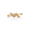 Tiffany & Co. Tiffany Knot Ring in Yellow Gold with Diamonds | ^ Rings|Gifts for Her
