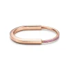 Tiffany & Co. Tiffany Lock Bangle in Rose Gold with Pink Sapphires | ^ Bracelets|New Jewelry