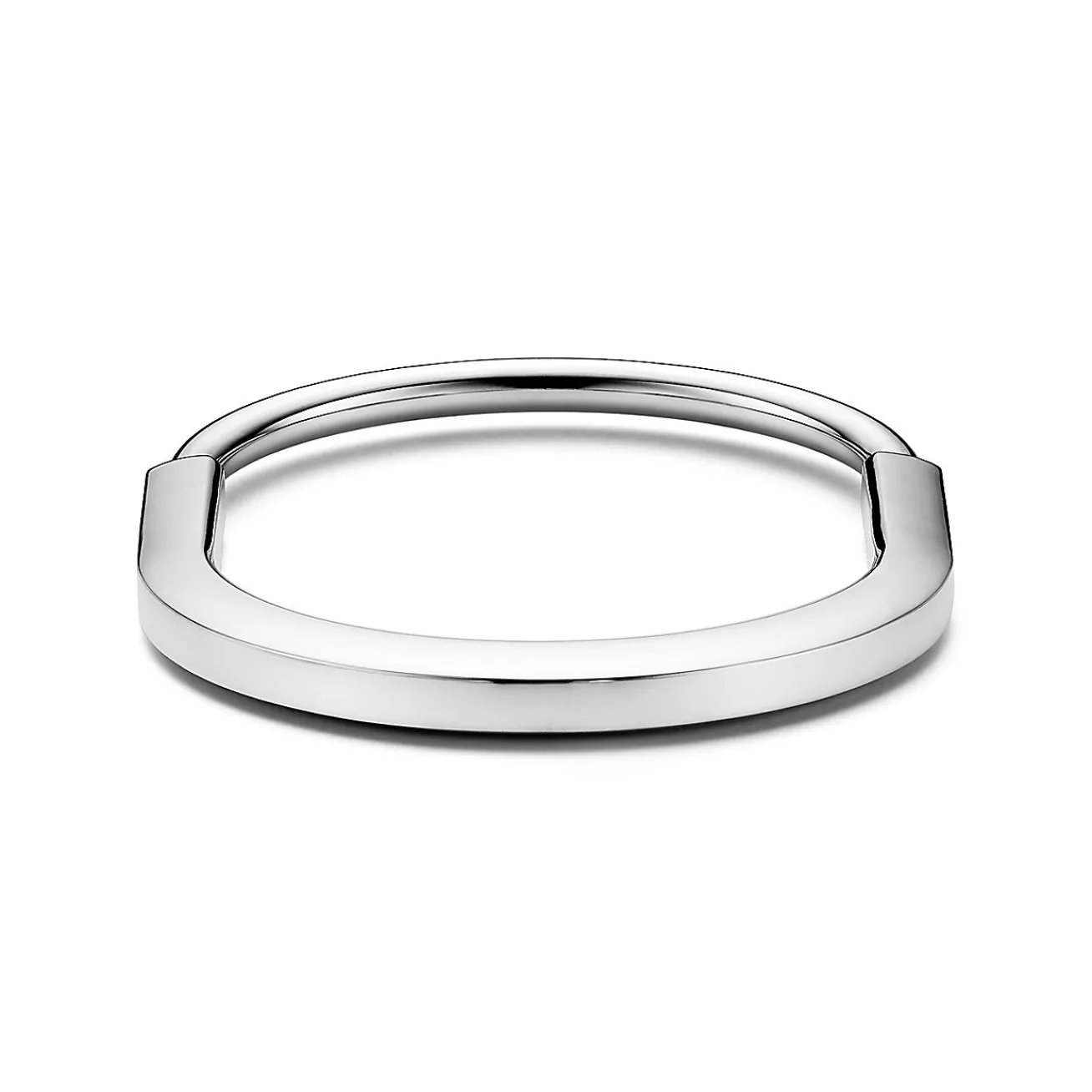 Tiffany & Co. Tiffany Lock Bangle in White Gold | ^ Bracelets|Men's Jewelry