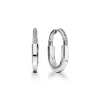 Tiffany & Co. Tiffany Lock Earrings in White Gold with Diamonds, Medium | ^ Earrings|Gifts for Her