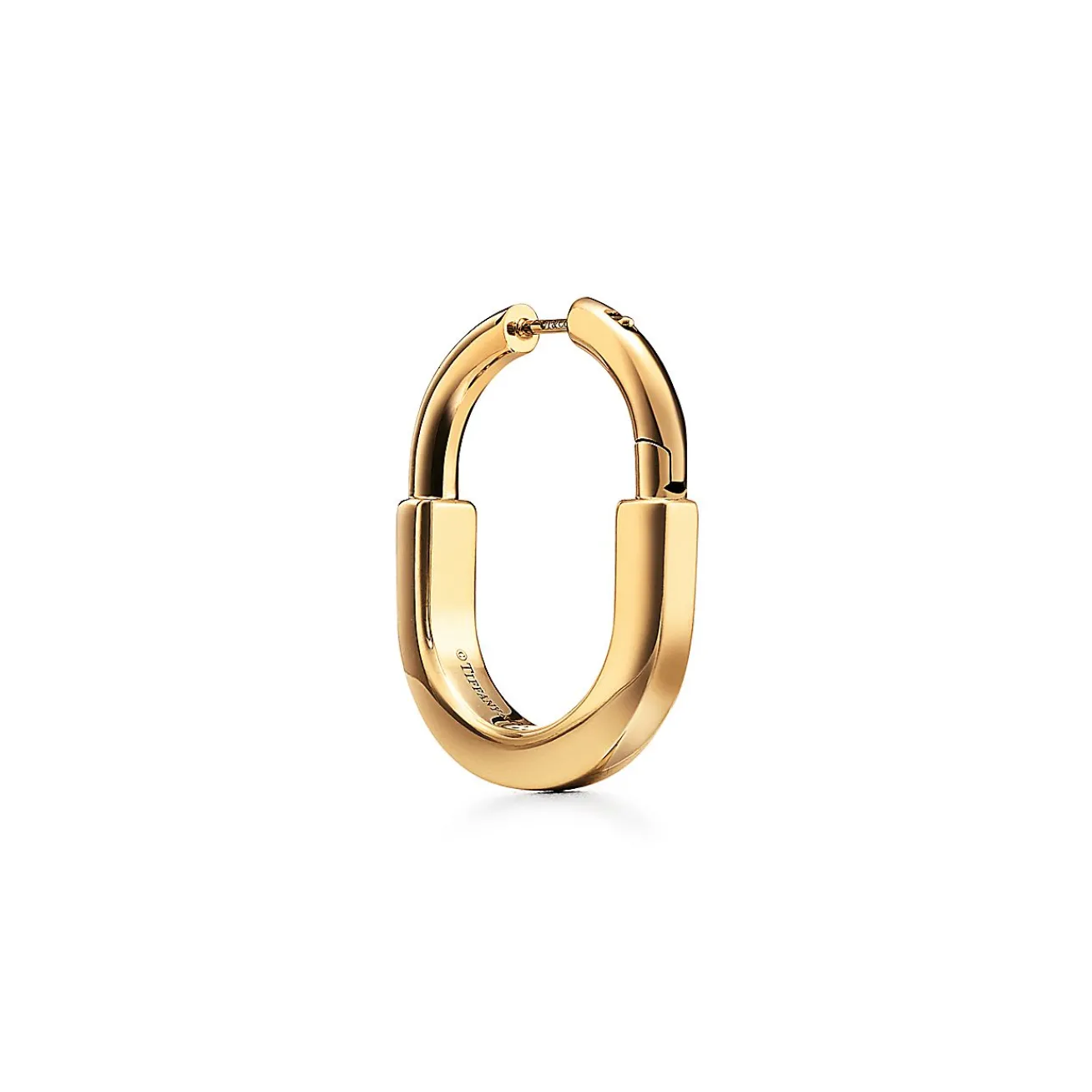 Tiffany & Co. Tiffany Lock Earrings in Yellow Gold, Medium | ^ Earrings|Gifts for Her