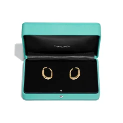 Tiffany & Co. Tiffany Lock Earrings in Yellow Gold, Medium | ^ Earrings|Gifts for Her