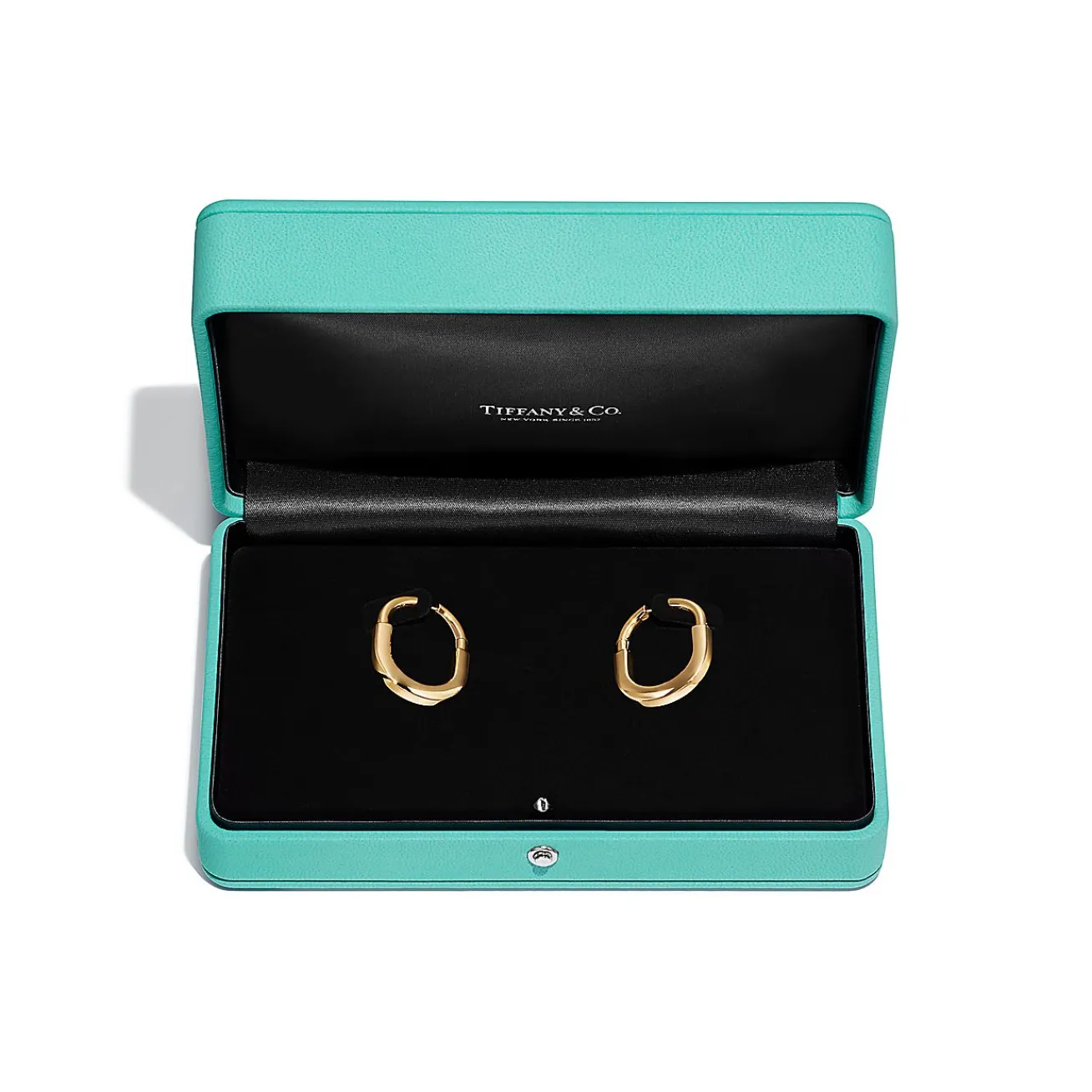 Tiffany & Co. Tiffany Lock Earrings in Yellow Gold, Medium | ^ Earrings|Gifts for Her