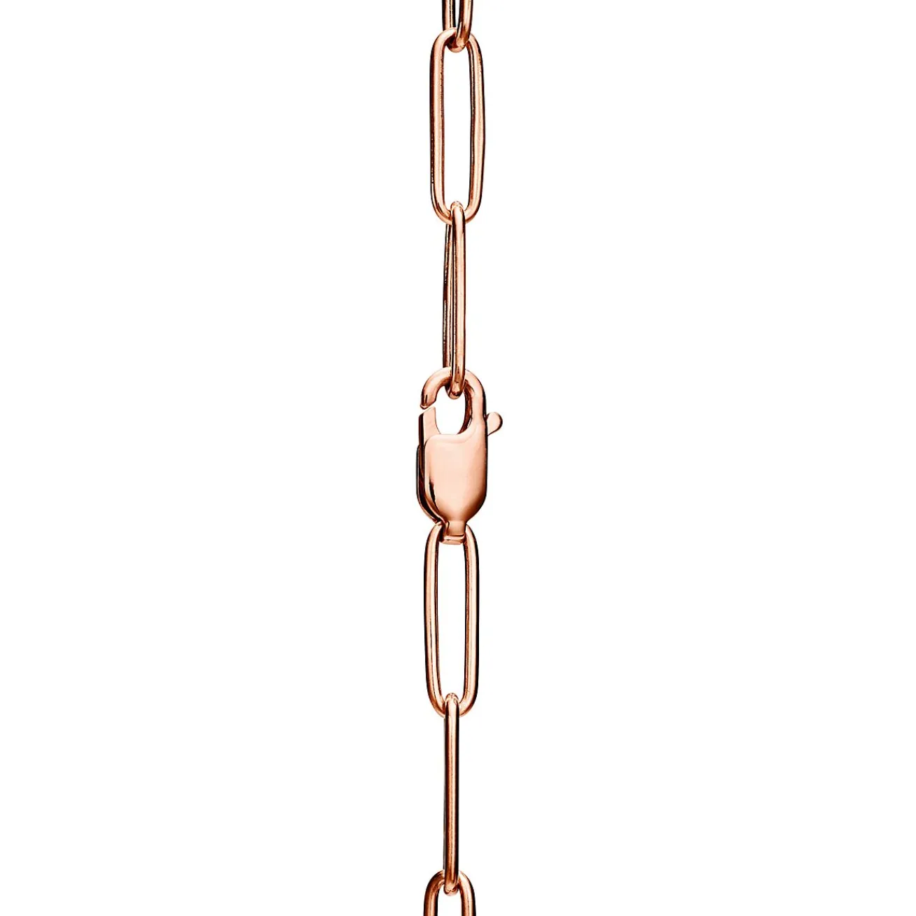 Tiffany & Co. Tiffany Lock Pendant in Rose Gold with Diamonds, Large | ^ Necklaces & Pendants|Rose Gold Jewelry