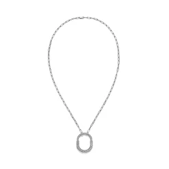 Tiffany & Co. Tiffany Lock Pendant in White Gold with Pavé Diamonds, Medium | ^ Necklaces & Pendants|Diamond Jewelry