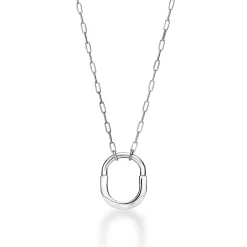 Tiffany & Co. Tiffany Lock Pendant in White Gold, Medium | ^ Necklaces & Pendants|Tiffany Lock