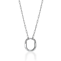 Tiffany & Co. Tiffany Lock Pendant in White Gold, Medium | ^ Necklaces & Pendants|Tiffany Lock