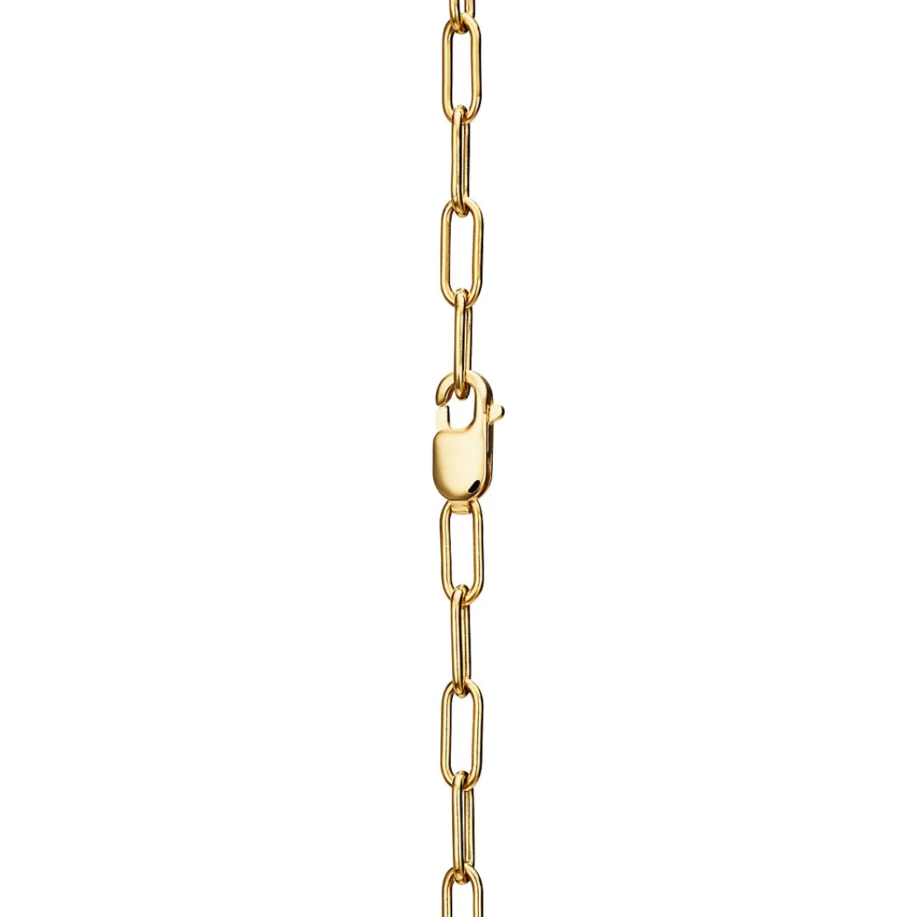 Tiffany & Co. Tiffany Lock Pendant in Yellow Gold with Pavé Diamonds, Medium | ^ Necklaces & Pendants|Gold Jewelry