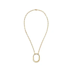 Tiffany & Co. Tiffany Lock Pendant in Yellow Gold with Diamonds, Large | ^ Necklaces & Pendants|Gifts for Her