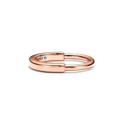 Tiffany & Co. Tiffany Lock Ring in Rose Gold | ^ Rings|Stacking Rings