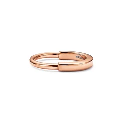Tiffany & Co. Tiffany Lock Ring in Rose Gold | ^ Rings|Stacking Rings