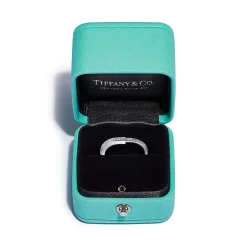 Tiffany & Co. Tiffany Lock Ring in White Gold with Pavé Diamonds | ^ Rings|Gifts for Her