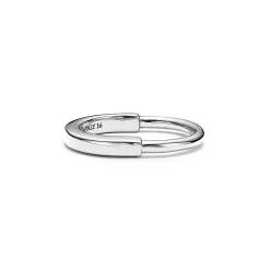 Tiffany & Co. Tiffany Lock Ring in White Gold | ^ Rings|Stacking Rings