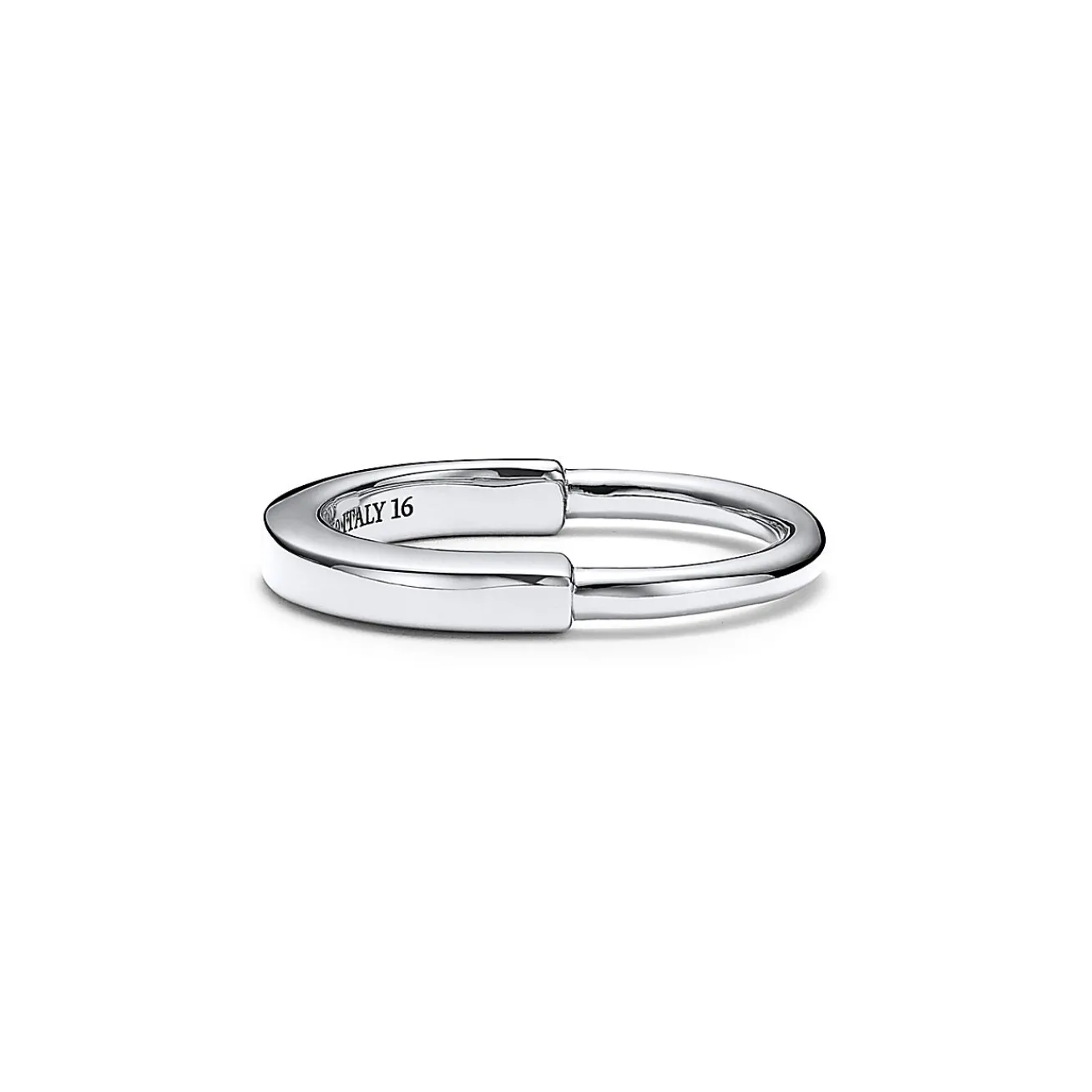 Tiffany & Co. Tiffany Lock Ring in White Gold | ^ Rings|Stacking Rings