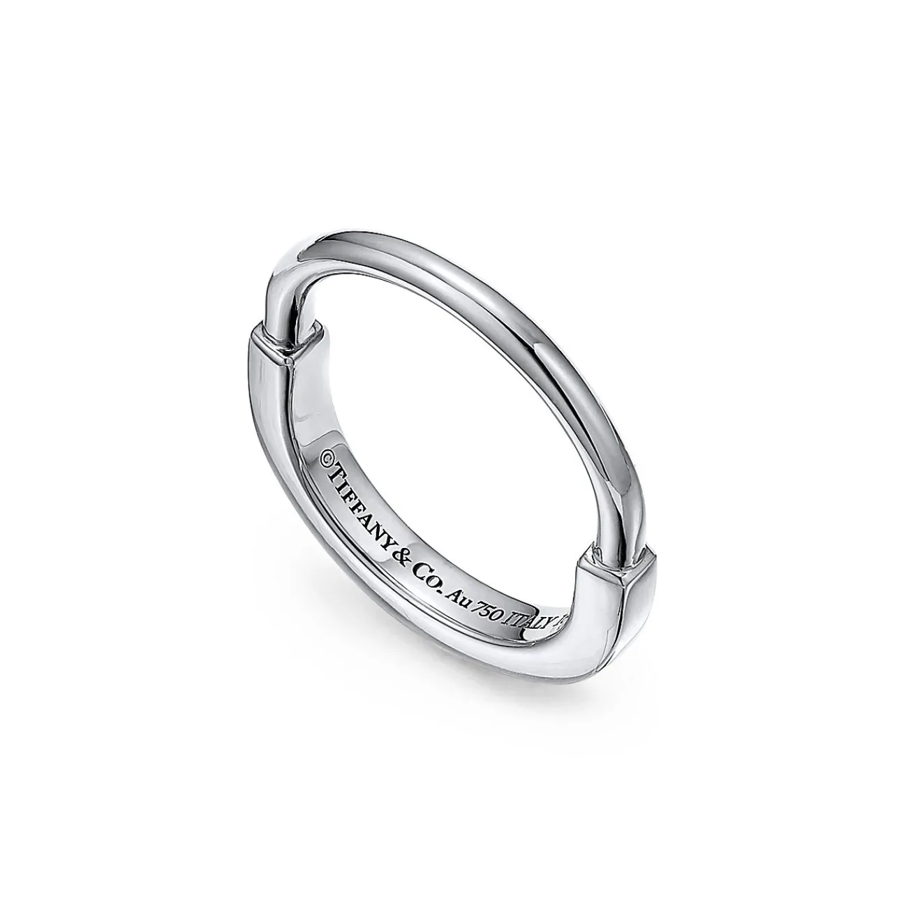 Tiffany & Co. Tiffany Lock Ring in White Gold | ^ Rings|Stacking Rings