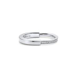 Tiffany & Co. Tiffany Lock Ring in White Gold with Diamonds | ^ Rings|Gifts for Her
