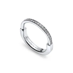 Tiffany & Co. Tiffany Lock Ring in White Gold with Diamonds | ^ Rings|Gifts for Her