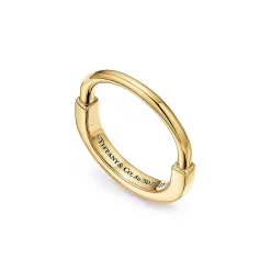 Tiffany & Co. Tiffany Lock Ring in Yellow Gold | ^ Rings|Stacking Rings