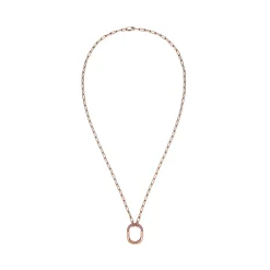 Tiffany & Co. Tiffany Lock Small Pendant in Rose Gold with Pink Sapphires | ^ Necklaces & Pendants|Gifts for Her