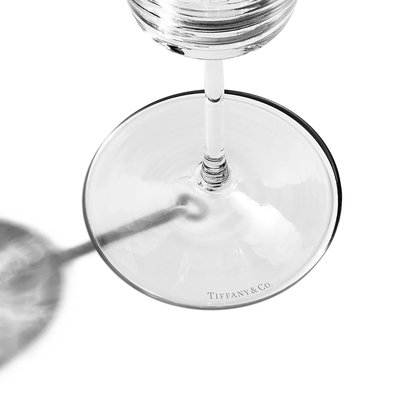 Tiffany & Co. Tiffany Moderne White Wine Glass in Glass | ^ The Home|Housewarming Gifts