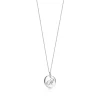 Tiffany & Co. Tiffany Notes alphabet disc charm in silver on a chain. Letters A-Z available. | ^ Necklaces & Pendants|Gifts for Her