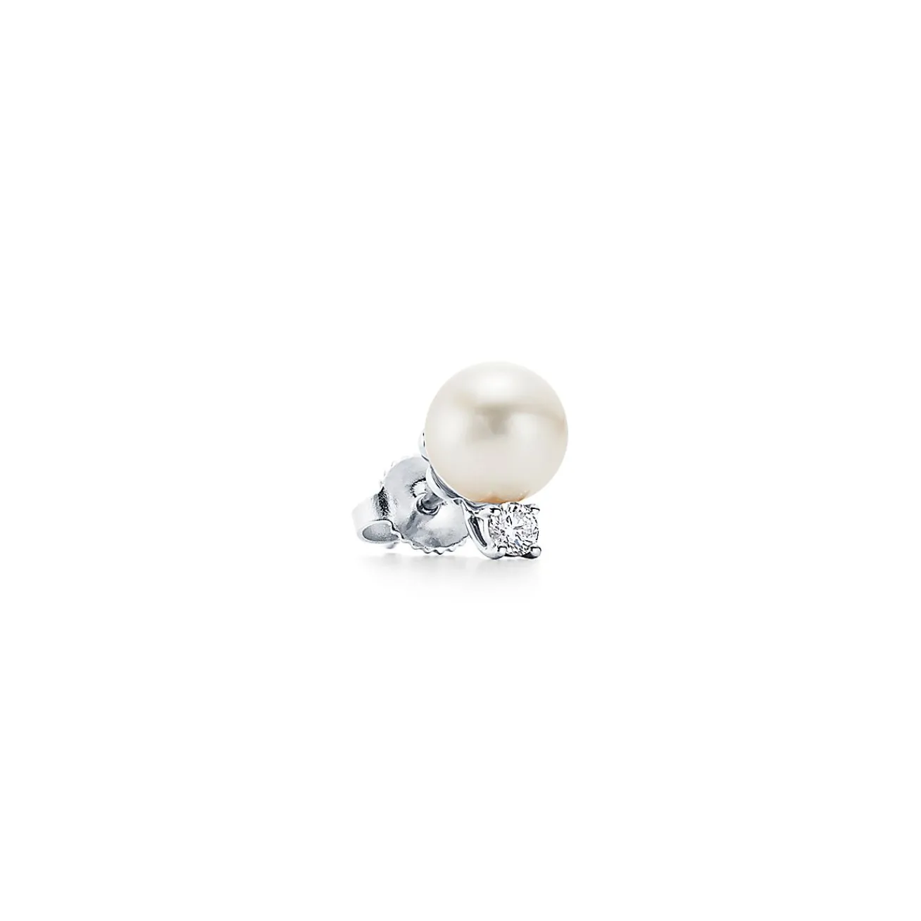 Tiffany & Co. Tiffany Signature® Pearls earrings in 18k white gold with pearls and diamonds. | ^ Earrings|Diamond Jewelry