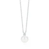 Tiffany & Co. Tiffany Signature® Pearls pendant in 18k white gold with a pearl and a diamond. | ^ Necklaces & Pendants|Diamond Jewelry