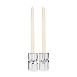 Tiffany & Co. Tiffany Silver Crush Candlesticks in Sterling Silver, Set of Two | ^ The Home|Housewarming Gifts
