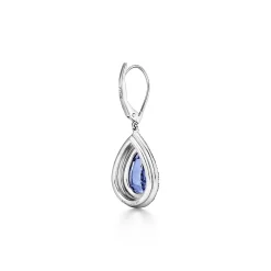 Tiffany & Co. Tiffany Soleste earrings in platinum with tanzanites and diamonds. | ^ Earrings|Platinum Jewelry