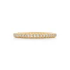 Tiffany & Co. Tiffany Soleste® Half Eternity Ring in Yellow Gold with Diamonds | ^Women Rings|Stacking Rings