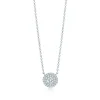 Tiffany & Co. Tiffany Soleste® pendant in platinum with round brilliant diamonds. | ^ Necklaces & Pendants|Gifts for Her
