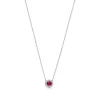 Tiffany & Co. Tiffany Soleste® pendant in platinum with a ruby and diamonds. | ^ Necklaces & Pendants|Platinum Jewelry