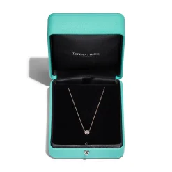 Tiffany & Co. Tiffany Soleste® pendant in 18k rose gold with diamonds. | ^ Necklaces & Pendants|Rose Gold Jewelry