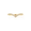 Tiffany & Co. Tiffany Soleste V ring in 18k gold with diamonds. | ^Women Rings|Stacking Rings