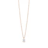 Tiffany & Co. Tiffany solitaire diamond pendant in 18k rose gold. | ^ Necklaces & Pendants|Gifts for Her