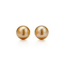 Tiffany & Co. Tiffany South Sea pearl earrings with 18k gold. | ^ Earrings|Gold Jewelry