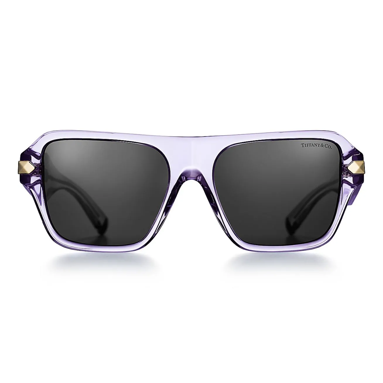 Tiffany & Co. Tiffany Sunglasses in Violet Acetate with Dark Gray Lenses | ^Women Sunglasses|Women's Accessories