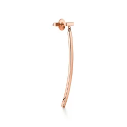 Tiffany & Co. Tiffany T bar earrings in 18k rose gold. | ^ Earrings|Rose Gold Jewelry