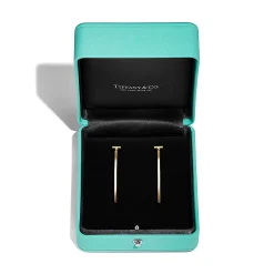 Tiffany & Co. Tiffany T bar earrings in 18k gold. | ^ Earrings|Gold Jewelry