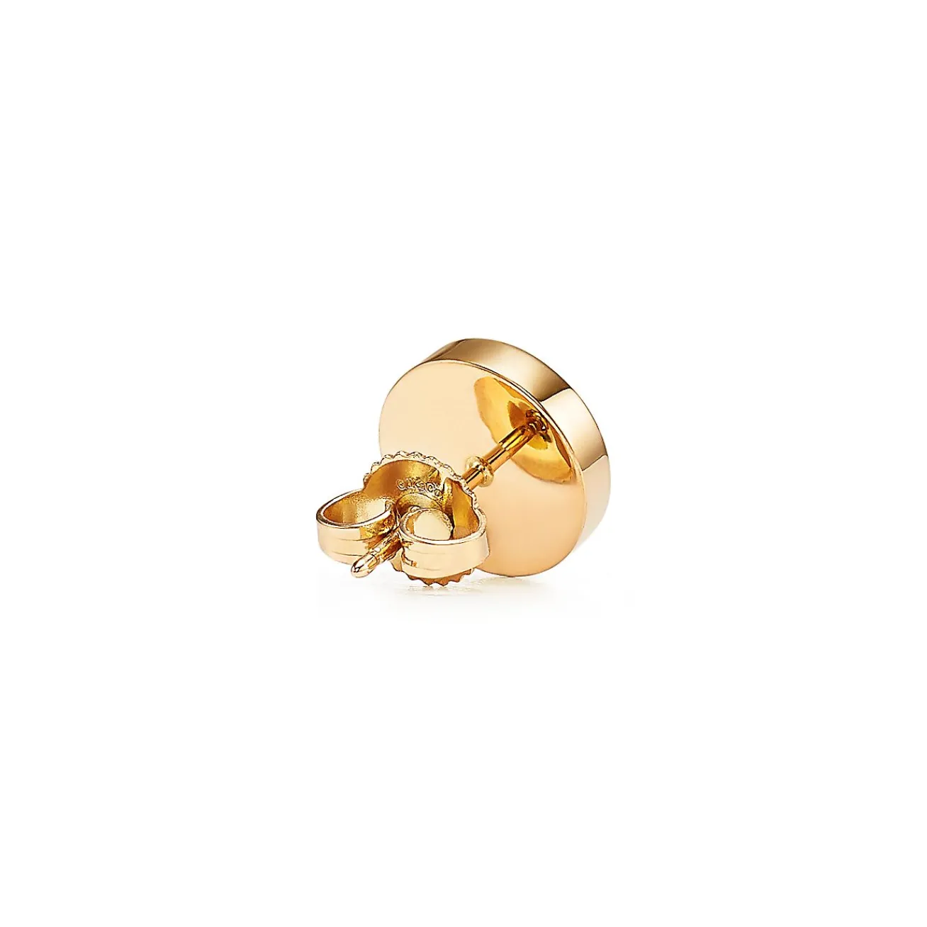 Tiffany & Co. Tiffany T black onyx circle earrings in 18k gold. | ^ Earrings|Gold Jewelry